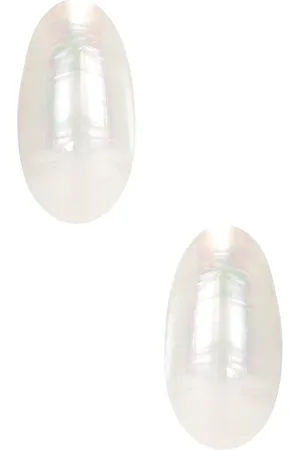 Julietta Pendientes de tachuela ambra en color ivory talla all en - Ivory. Talla all.