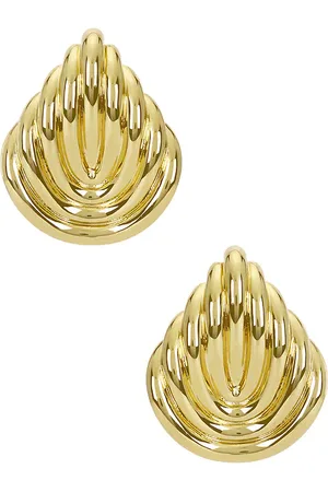 Julietta Pendientes de tachuela jc1 en color oro metálico talla all en - Metallic Gold. Talla all.