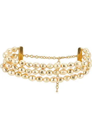 Cult Gaia Gargantilla nora en color oro metálico talla all en - Metallic Gold. Talla all.