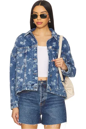 Free People Chaqueta denim we the free opal swing en color azul talla M en - Blue. Talla M (también en S, XL, XS).