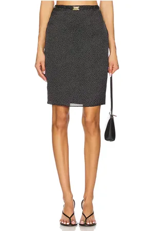 ALEXIS Falda giotto en color negro talla L en - Black. Talla L (también en M, S, XS).