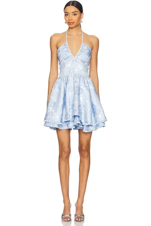 V. Chapman Minivestido savannah en color azul talla 0 en - Blue. Talla 0 (también en 12).