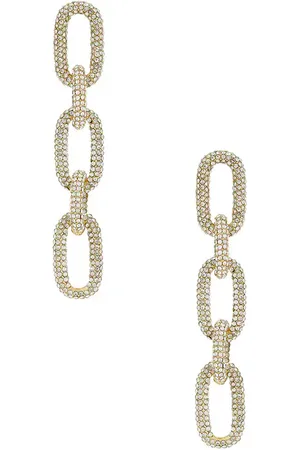 Baublebar Pendientes largos nova en color oro metálico talla all en - Metallic Gold. Talla all.