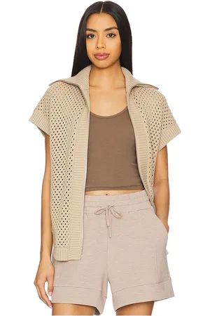 Varley Chaleco gianna en color beige talla L en - Beige. Talla L (también en M, S, XL, XS).