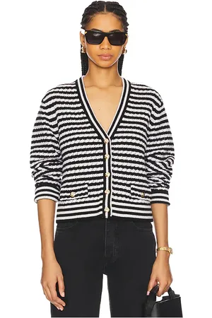 ANINE BING Cárdigan gwen en color black & white talla L en - Black & White. Talla L (también en M, S).