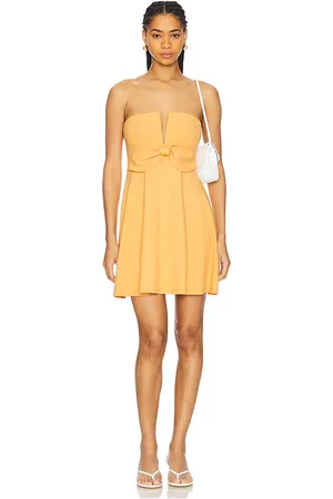 Susana Monaco Minivestido dress en color naranja talla L en - Orange. Talla L (también en M, S, XL, XS).