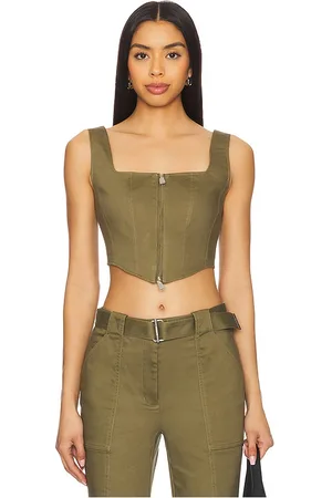 Simkhai Top corsé kateri en color militar talla 0 en - Army. Talla 0 (también en 10, 2, 4, 6, 8).