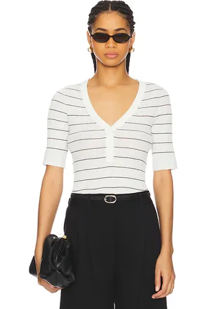 A.L.C. Francis top en color blanco talla L en - White. Talla L (también en M, S, XS).