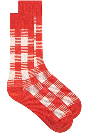 Guest In Residence Guest en residence calcetines gingham en color rose,red talla all en - Rose,Red. Talla all.