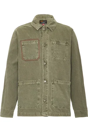 Alpha Industries Abrigo en color militar talla L en - Army. Talla L (también en M, S, XL/1X).