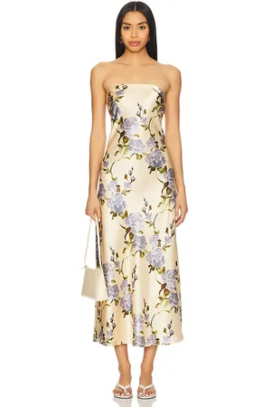 CAMI Maxivestido dress en color crema talla L en - Cream. Talla L (también en S).