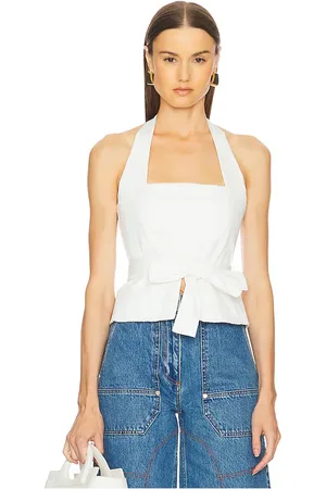 Cult Gaia Anita top en color blanco talla 0 en - White. Talla 0 (también en 2).