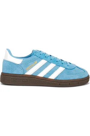 adidas Zapatilla deportiva handball spezial en color bebe azul talla 1 en Light Blue White & Gum - Baby Blue. Talla 1 (ta
