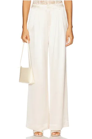 CAMI Pantalón de cintura alta pant en color blanco talla L en - White. Talla L (también en M).