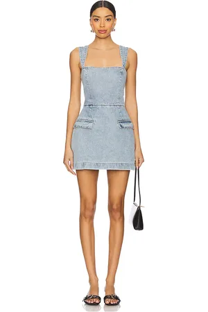 Amanda Uprichard Bethany skort romper en color azul talla L en - Blue. Talla L (también en M, S, XS).