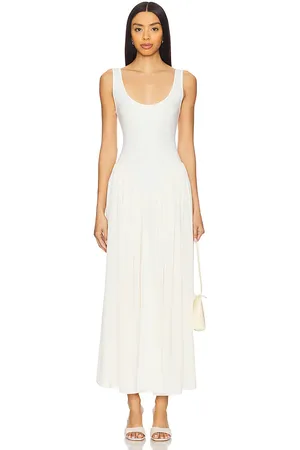 BEVZA Vestido anna en color ,white talla M en - ,White. Talla M (también en S, XS).