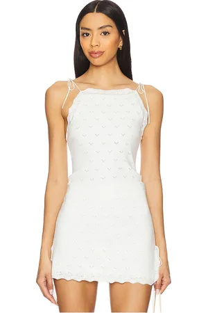 Amanda Uprichard Top sin mangas top en color blanco talla L en - White. Talla L (también en M, S, XL, XS).