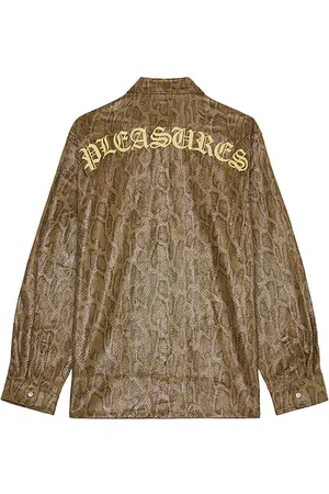 Pleasures Sobrecamisa en color talla L en - Brown. Talla L (también en M, S, XL/1X).