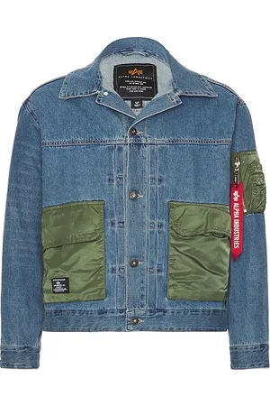 Alpha Industries Chaqueta en color azul talla L en - Blue. Talla L (también en M, S, XL/1X).