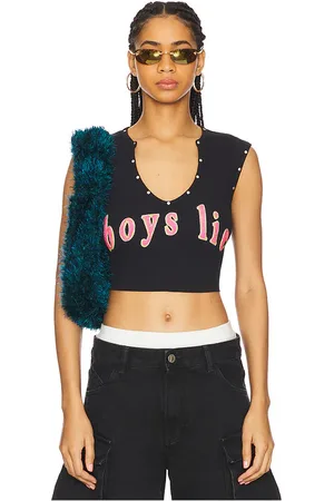 Boys Lie Camiseta tirantes electric love rebel en color talla L en - Black. Talla L (también en M, XL/1X, XS).