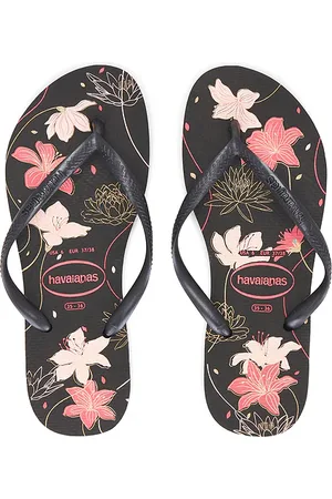 Havaianas Sandalia orgánica slim en color negro talla 35/36 en Black Dark Ash & Light Rose - Black. Talla 35/36 (también en 39/40, 41/42).