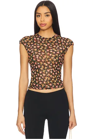 AFRM Nina top en color pink,black talla 1X en - Pink,Black. Talla 1X (también en 2X, 3X, L, M, S, XL, XS, XXL, XXS).