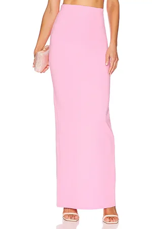 Camila Coelho Falda maxi belle en color rosado talla M en - Pink. Talla M (también en L, S, XS, XXS).