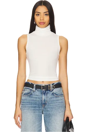 AllSaints Camiseta cuello alto bec en color blanco talla 10 en - White. Talla 10 (también en 2, 4, 6).