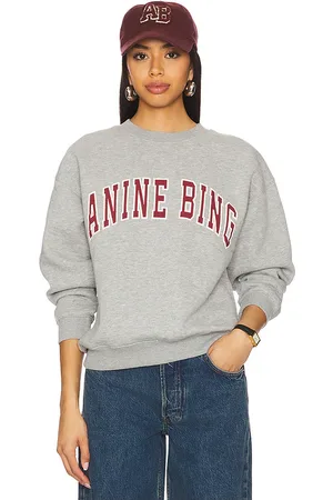 ANINE BING Sudadera spencer en color gris talla L en - Grey. Talla L (también en M, S, XS).