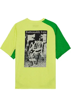 Pleasures Camisa en color lemon, mint talla L en - Lemon, Mint. Talla L (también en M, S, XL/1X).