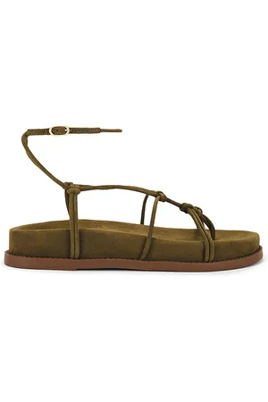 Schutz Sandalia calabria mid en color verde oliva talla 10 en - Olive. Talla 10 (también en 7.5, 8, 8.5).