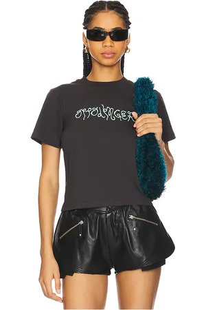 OTTOLINGER Camiseta ajustada con pintura abullonada en color talla L en - Black. Talla L (también en M, S, XS).