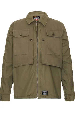 Alpha Industries Sobrecamisa en color militar talla L en - Army. Talla L (también en M, S, XL/1X).