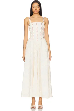 Agua Bendita Maxivestido emerald en color neutral talla L en - Neutral. Talla L (también en M, S).