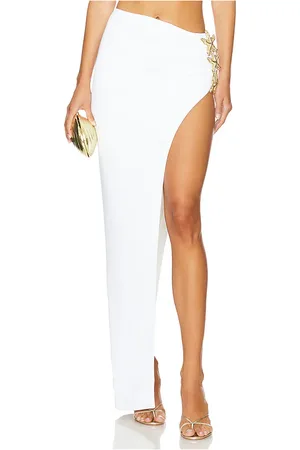 Lovers And Friends Falda isolde maxi en color talla XL en - White. Talla XL (también en XS).