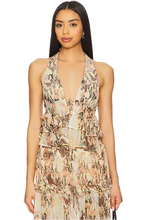 AFRM Blythe top en color crema talla 2X en - Cream. Talla 2X (también en L, M, S, XL, XS, XXL).