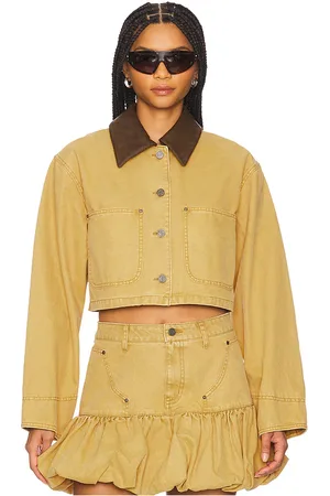 AFRM Chaqueta wrenley en color beige talla L en - Beige. Talla L (también en M, XL, XS, XXL, XXS).