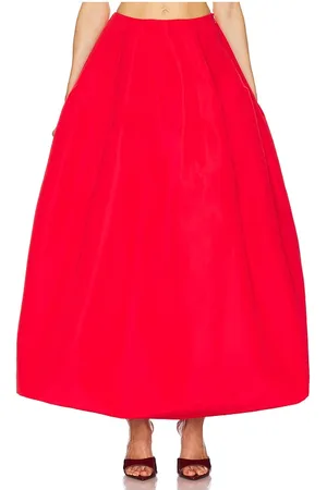 Cult Gaia Falda maxi selene en color rojo talla 0 en - Red. Talla 0 (también en 00, 10, 12, 2, 6, 8).