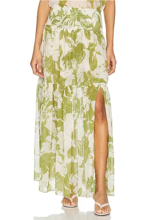 MISA Falda polly en color verde talla L en - Green. Talla L (también en M, S, XL, XS, XXS).