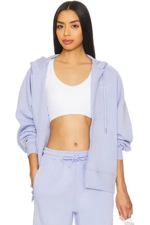 adidas Sudadera con capucha con cremallera en color lavanda talla L en - Lavender. Talla L