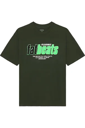 Pleasures Camiseta en color verde talla L en - Green. Talla L (también en M, S, XL/1X).