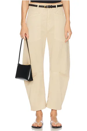 NILI LOTAN Pantalones pierna recta shon en color beige talla 4 en - Beige. Talla 4 (también en 6, 8).