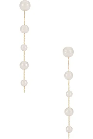 Baublebar Pendientes largos pearl en color ivory talla all en - Ivory. Talla all.