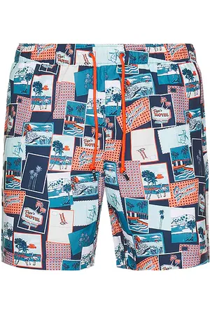 Original Penguin Bañador tipo short en color azul cerceta talla L en - Teal. Talla L (también en M, S, XL/1X).
