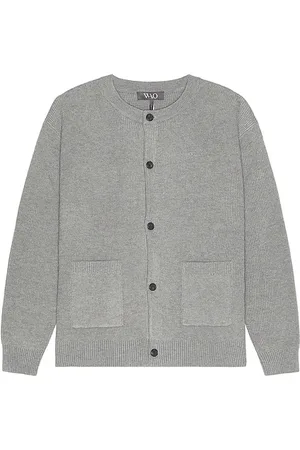 WAO Cárdigan en color talla L en - Grey. Talla L (también en M, S, XL/1X).