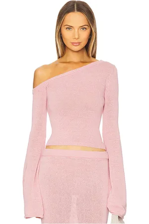 SER.O.YA Top punto alivia en color rubor talla M en - Blush. Talla M (también en S, XL, XS).