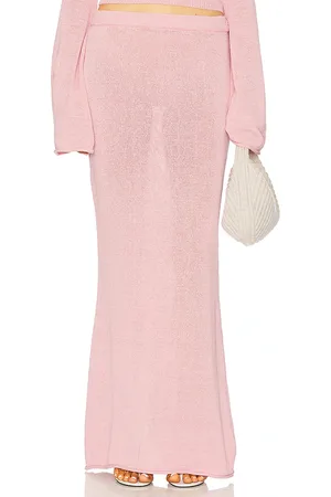SER.O.YA Falda maxi kora en color rubor talla L en - Blush. Talla L (también en M, S, XS).