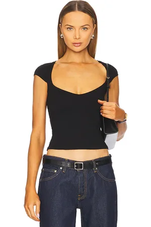 GOOD AMERICAN Camiseta en color negro talla L en - Black. Talla L (también en M, S, XS, XXL/2X, XXXL/3X, XXXXL/4X).