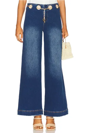 Cult Gaia Pantalón sydney en color azul talla 24 en - Blue. Talla 24 (también en 25, 26, 30).