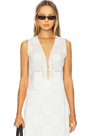 Ivy & Oak Chaleco tala en color blanco talla 32 en - White. Talla 32 (también en 34, 38, 40).